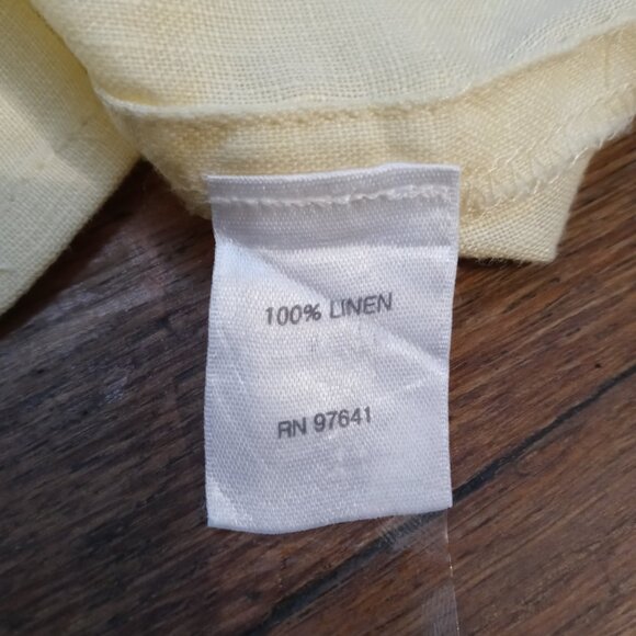 J. JILL love linen button front shirt in sunlight (XL) - Picture 8 of 14